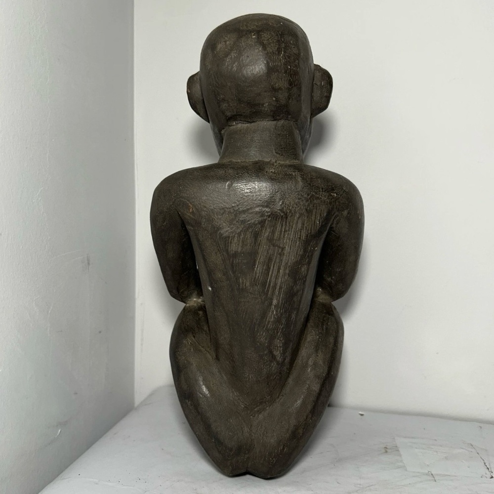 12” Bulul, Ifugao, Northern Luzon, Philippines Filipino, wood carving Sculpture - Picture 7 of 16